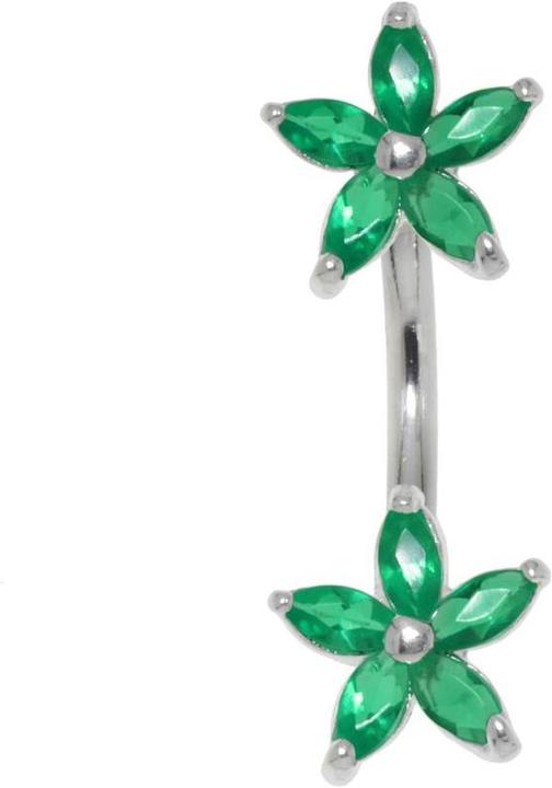Immagine prodotto Bijouteria Piercing ventre (Acciaio inossidabile, Argento 925, Zirconia)