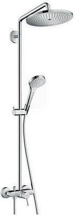 hansgrohe HG Showerpipe CROMA SELECT 280 AIR 1JET DN 15, with single-lever mixer chrome