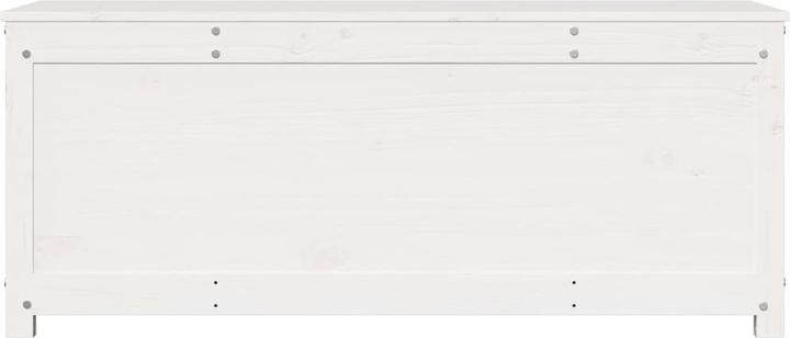 Produktbild VidaXL Truhe Weiss 110x50x45,5 cm Massivholz Kiefer,Farbe