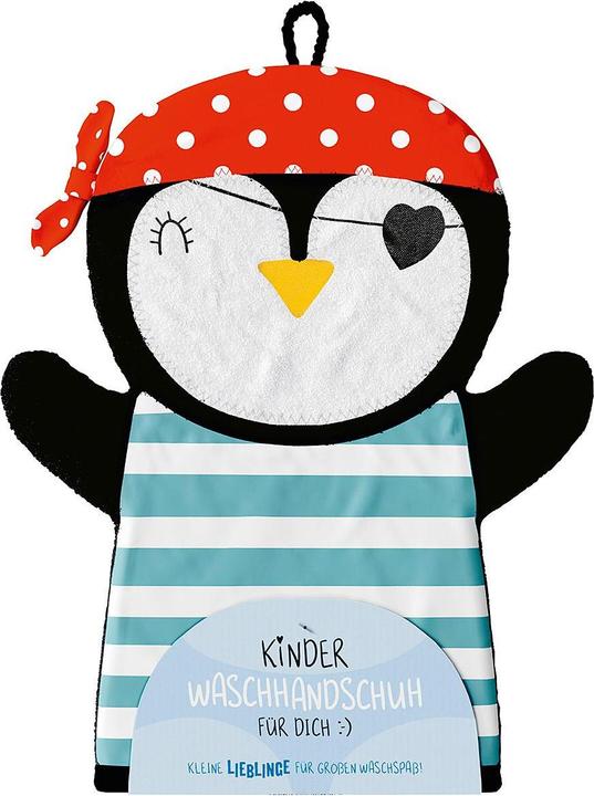 Image du produit La Vida Gant de toilette pour enfants Pingouin (27 x 20 cm)