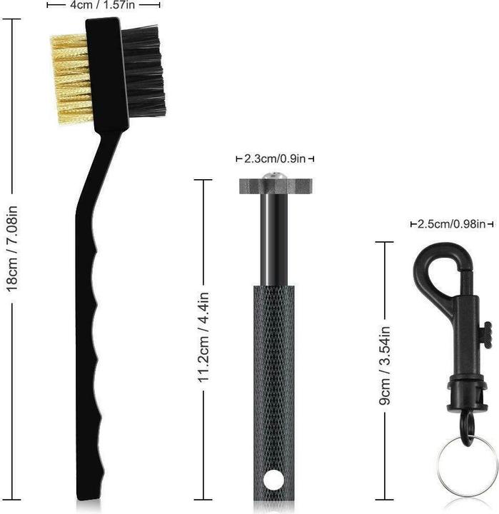 Actual product image JTI Golf accessories - Brush and groove sharpener