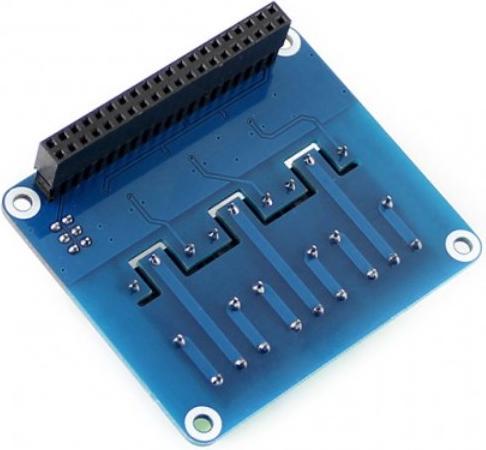 Immagine prodotto WaveShare Scheda di espansione del modulo relè a 3 canali di Raspberry Pi