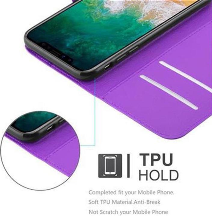 Produktbild Cadorabo Book mit Standfunktion Cover (Apple iPhone X)