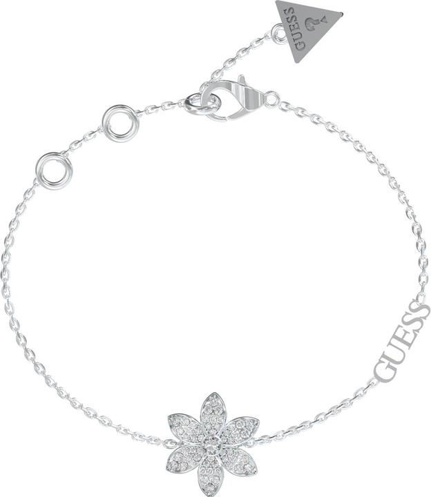 Guess WHITE LOTUS Armband (18.50 cm, Edelstahl)