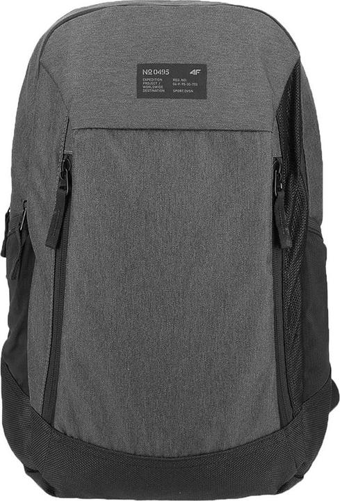 Actual product image 4F Plecak U189 ciemny szary melanż 4FAW23ABACU189 23M (18 l)
