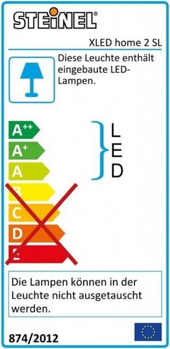Label énergétique Steinel XLED Home 2 (1484 lm, IP44)