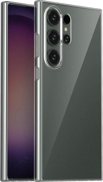 Actual product image Cover-Discount Silicone rubber case transparent (Samsung Galaxy S24 Ultra)