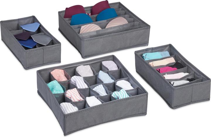 Produktbild Relaxdays Unterwäsche Organizer (32 x 32 x 9 cm, 9.20 l)