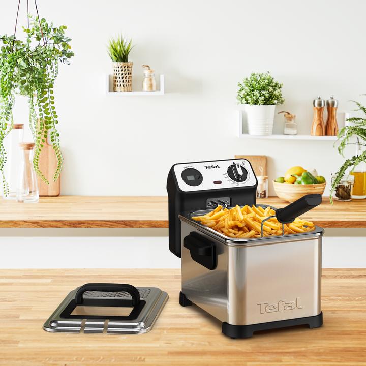 Actual product image Tefal Filtra Pro FR5111 Deep Fryer Single Image Standalone 2400 W Black
