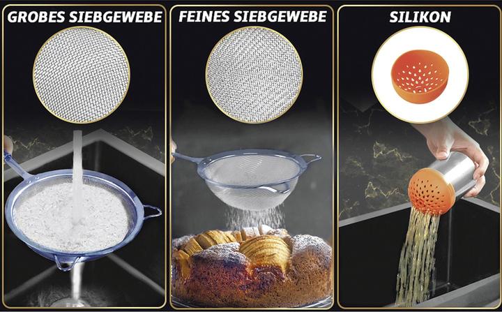 Actual product image Gourmet Easy Kitchen Strainer Set blue