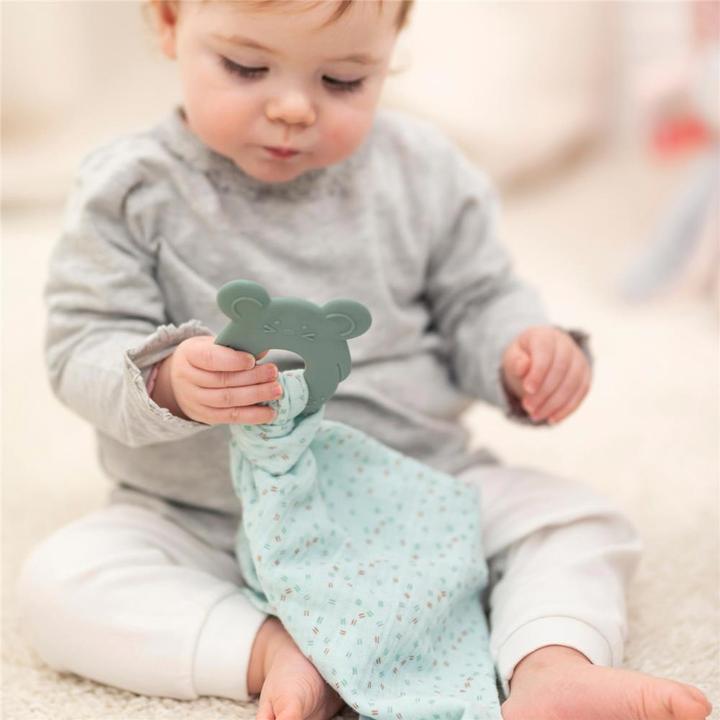 Actual product image Nattou Cuddle cloth with teething ring