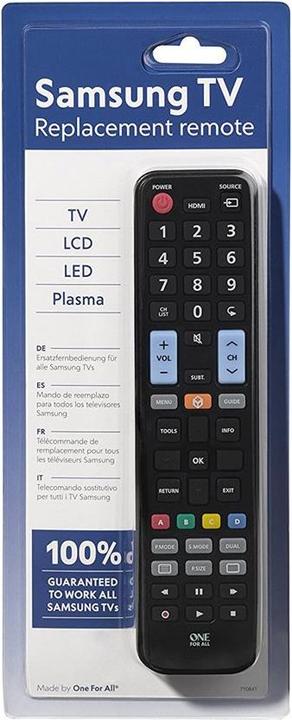 Produktbild One for All Samsung TV Universal Remote (Gerätespezifische Fernbedienung, Infrarot)