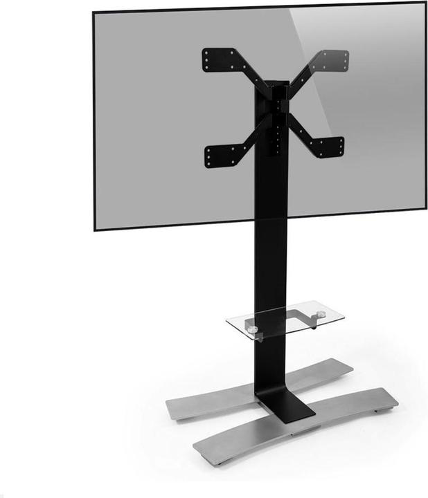 Image du produit Erard WILL 1400 XL support TV mobile avec étagère 40-85 pouces, noir (75", 50 kg)