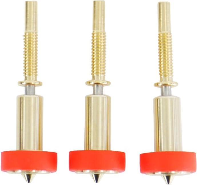 Immagine prodotto E3D Online Gruppo ugello E3D RapidChange Revo ad alto flusso da 0,4 mm - Confezione da 3 pezzi (Spazzola)