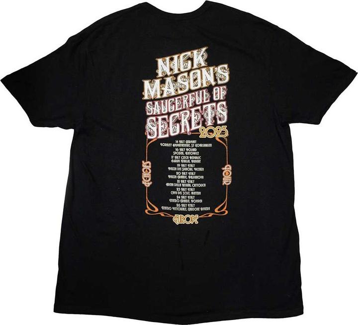 Produktbild Mason's Nick Saucerful Of Secrets Europe Tour 2023 TShirt (L)