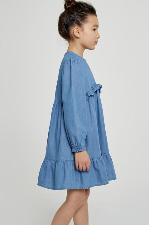 Actual product image La Redoute Collections Short dress with long sleeves (94)