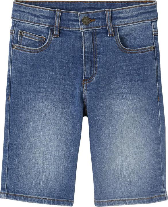Produktbild Vertbaudet Jungen Jeansshorts BASIC OEKO-TEX®, Bundweite verstellbar (92)