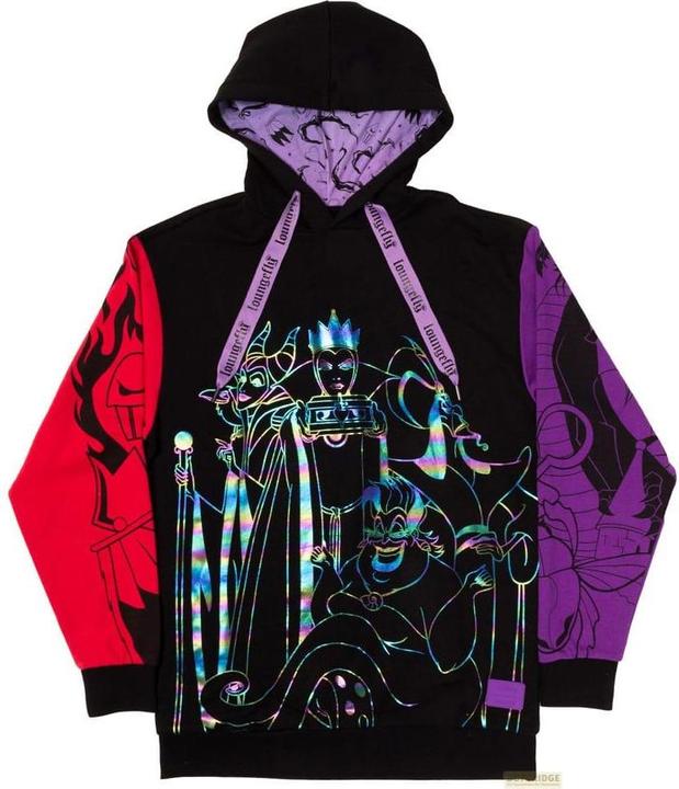 Loungefly Disney by Kapuzenpullover Unisex Villains Color Block Grösse XL (XL)