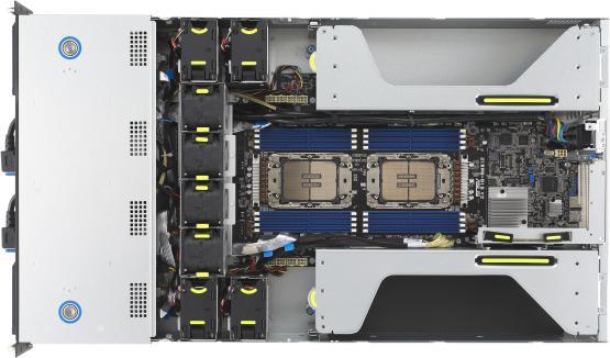 Actual product image ASUS Server BAB Rack ESC4000A-E11-SKU1/2200W1+1