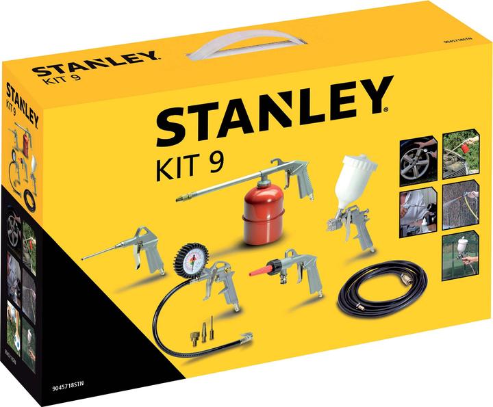 Actual product image Stanley Compressed air set 9 pieces