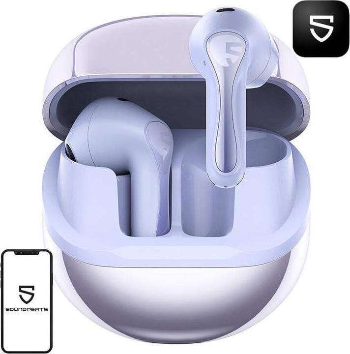 Image du produit Soundpeats Casque TWS Air 5 (violet) (ANC, 20 h, Sans fil)