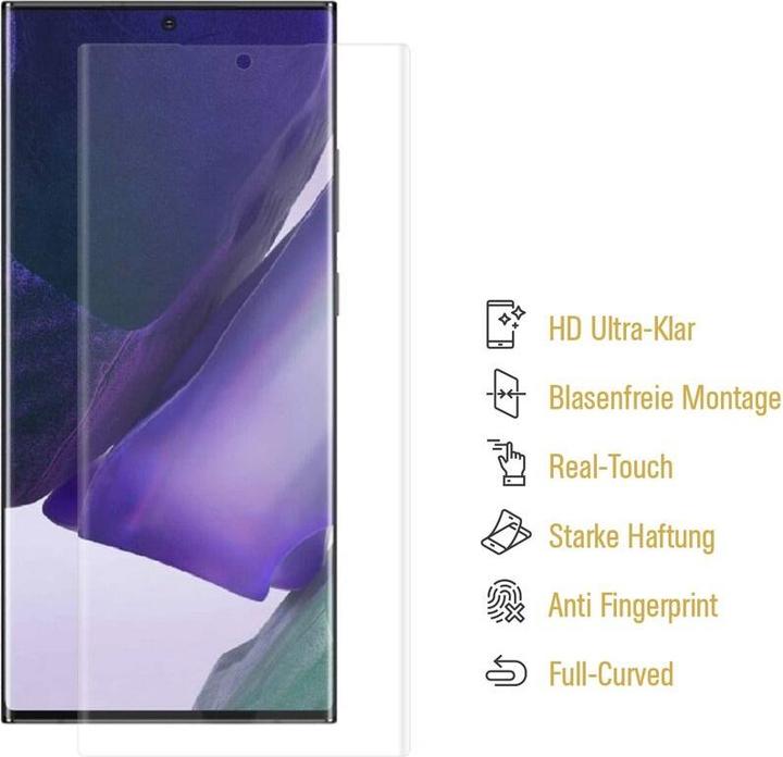Actual product image Protectorking 2x premium screen protector 3D CLEAR (2 Piece, Samsung Galaxy Note 20 Ultra)