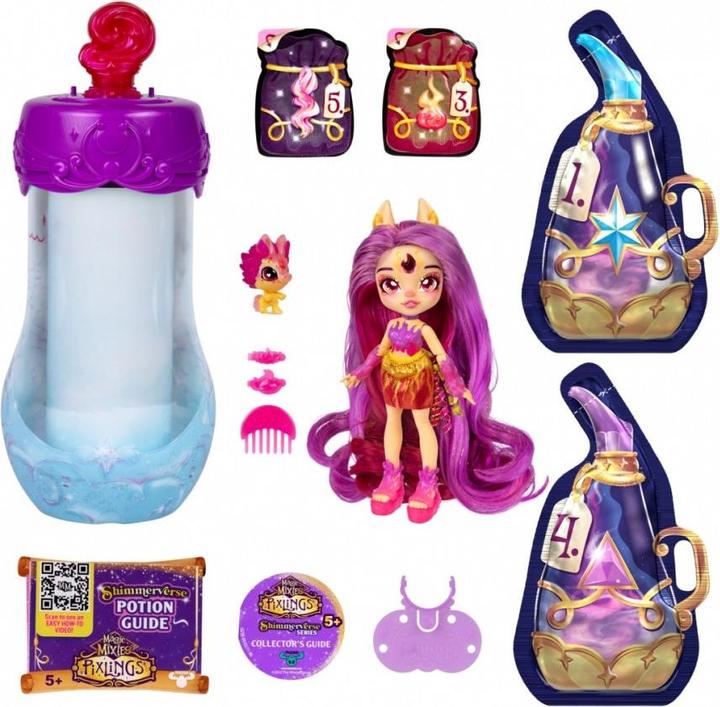 Produktbild Magic mixies pixlings galaxy hair doll single pk pippa (30530)