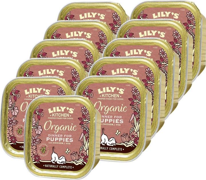Produktbild Lily's Kitchen Organic Dinner for Puppies (Junior, 11 Stk., 1650 g)