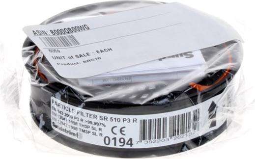 Actual product image Sundström Replacement Particle Filter SR 510 P3 for Pandemic Flu Kit SR100 (1 x)