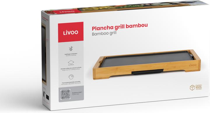 Produktbild Livoo Bambus-Grillplatte