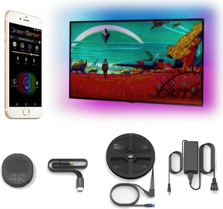 Image du produit Dreamscreen UE 4K Backlighting Kit Size 1 Flex Reel (Multicolore)