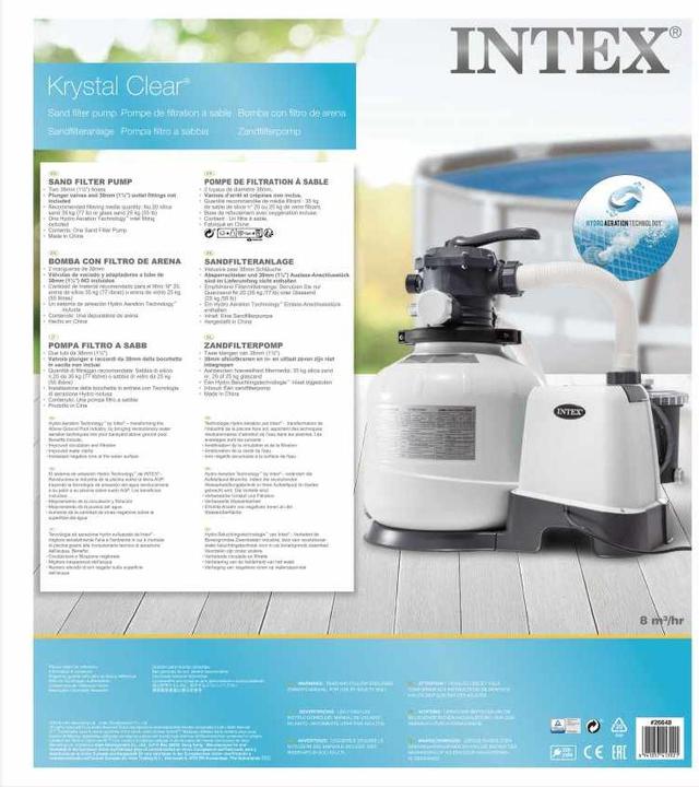 Immagine prodotto Intex Pompa filtro a sabbia Krystal Clear