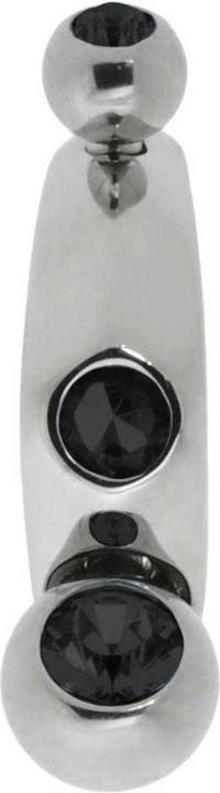 Actual product image Bijouteria Genital piercings (Premium crystal, Surgical steel 316L, Zirconia)