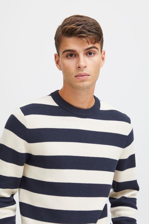 Actual product image Casual Friday CFKarl striped crew neck knit 20505003 (3XL)