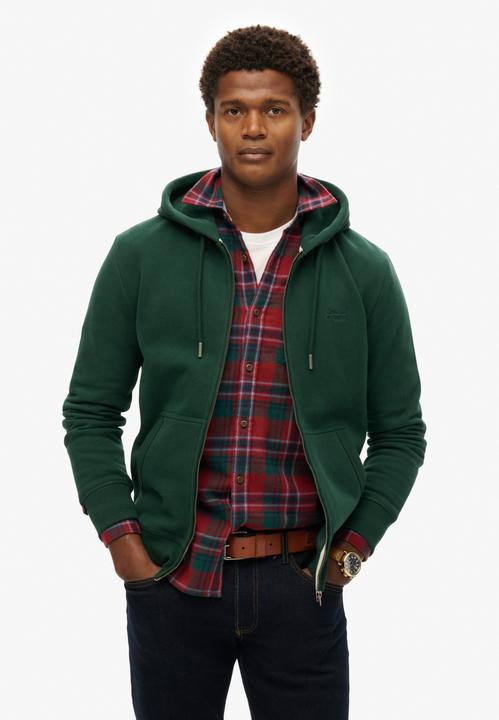 Produktbild Superdry ESSENTIAL LOGO ZIP HOODIE HB Heren Vest (L)