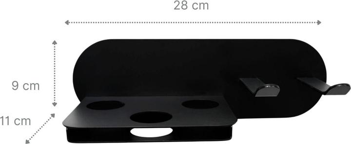 Actual product image Hermex Wall bracket for Dyson Supersonic hairdryer Hairdryer bracket