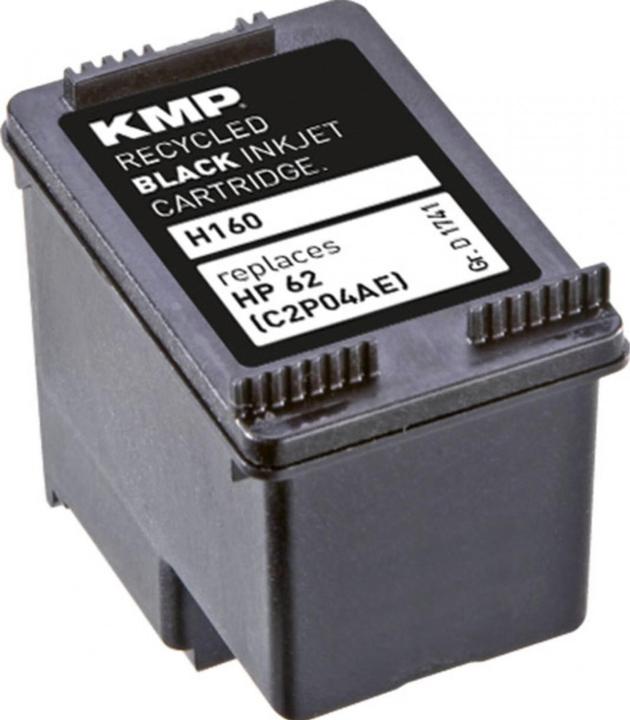 Produktbild KMP Tinte ersetzt HP62 (C2P04AE) (BK)