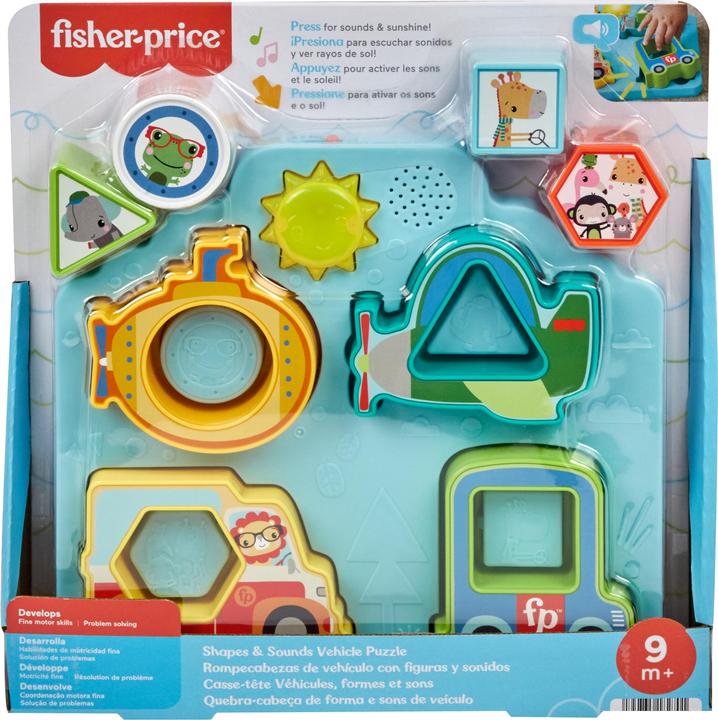 Produktbild Fisher-Price Shapes & Sounds Vehicle Puzzle