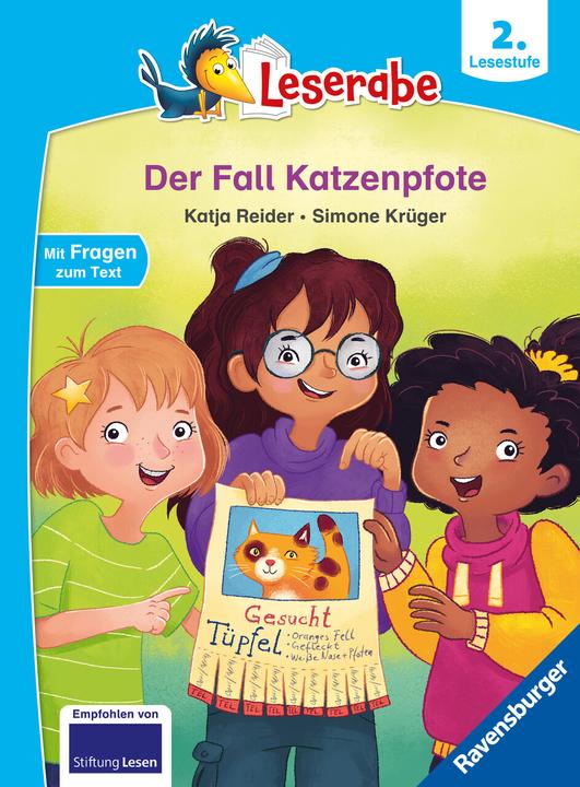 Immagine prodotto Ravensburger Der Fall Katzenpfote - Leserabe ab 2. Klasse - Erstlesebuch für Kinder ab 7 Jahren (Tedesco, Katja Reider, Simone Krüger, 2023)
