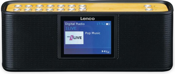 Actual product image Lenco PDR-045BK (DAB+, FM, Bluetooth)