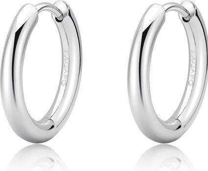 Sagapo S'Agapõ Women's Steel Earrings Collection Chunky SHK69 17mm Stainless Steel (Edelstahl)