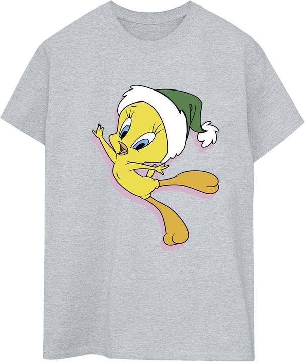 Looney Tunes Tweety Christmas Hat TShirt (XXL)
