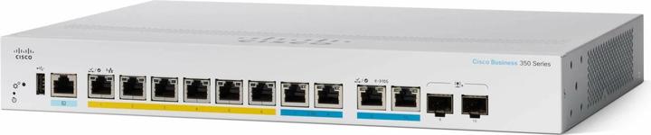 Cisco PoE+ Switch CBS350-8MGP-2X 10 Port (10 Ports)