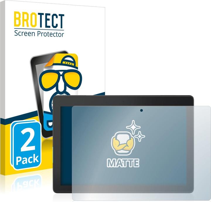 Actual product image BROTECT Anti-glare screen protector matt (2 Piece, Tab E10)