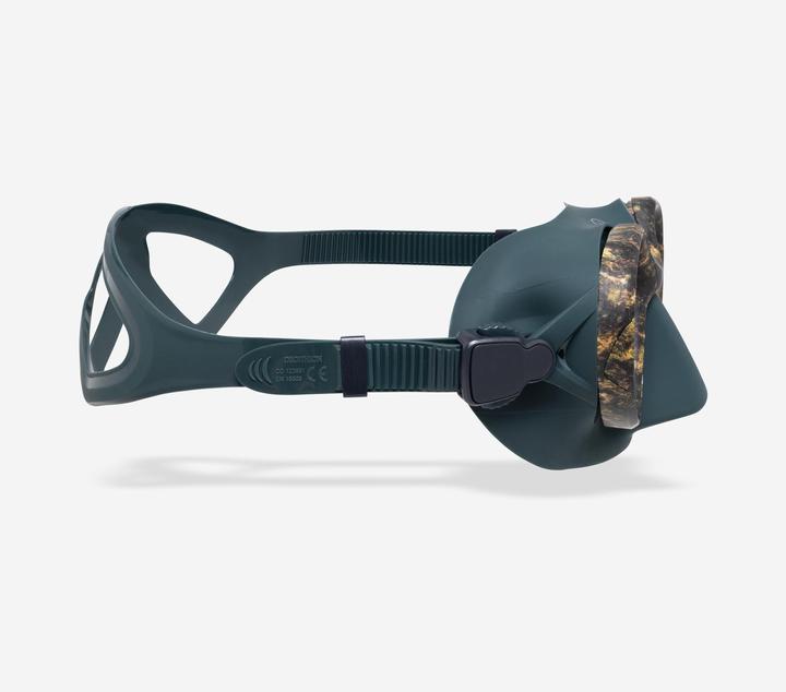 Actual product image Subea Tauchmaske Apnoetauchen Antibeschlag kleines Volumen - 500 Dual LV camouflage