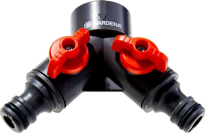 Actual product image Gardena Two-way valve (Tap adaptor, Multi-coupling, 13 mm)