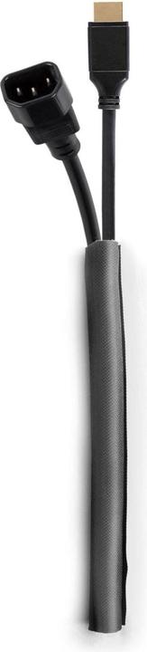 Image du produit Audioraq Guide-câble, noir, en boîte dévidoir de 25 m (Gaines pour câbles, 2500 cm)