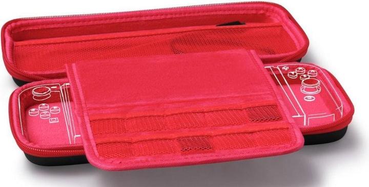 Actual product image Urage 8in1 set (case, protective glass, control attachments) for N. Switch, black/red (Switch)