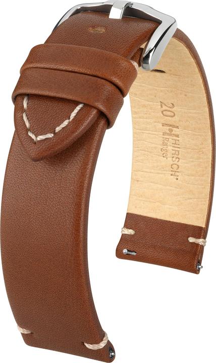 Actual product image Hirsch Ranger (20 mm, Calf, Huawei Watch GT 3 Pro (43mm), Polar Unite, Galaxy watch 4 (40mm), Galaxy watch 4 (44mm), Galaxy Watch 5 (44mm), Galaxy Watch 5 Pro, Galaxy Watch 6, Galaxy Watch 6 Pro, Garmin vívoactive 5, Garmin Forerunner 55)