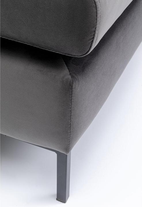 Immagine prodotto Kare Design Sgabello Gianni Velvet Grigio Nero (130 cm)